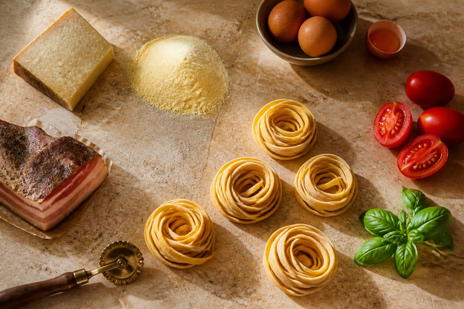 Preview of cookbook ingredients and recipe styling